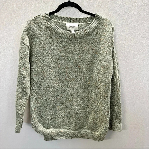 Jessica Simpson Women's Long Sleeve Ribbed Crew Neck Sweater Size S GUC - Picture 2 of 9